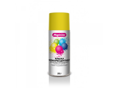 Краска желтая флюорисцентная (265г), 1070 MagicLine