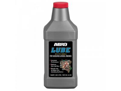 Присадка в масло тефлоновая ABRO LUBE, 946 мл
