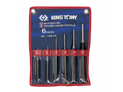 Набор выколоток, 6 предметов, KING TONY
