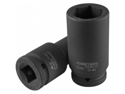 Головка торцевая ударная глубокая 3/4"DR, 32 мм, S03AD6132 JONNESWAY